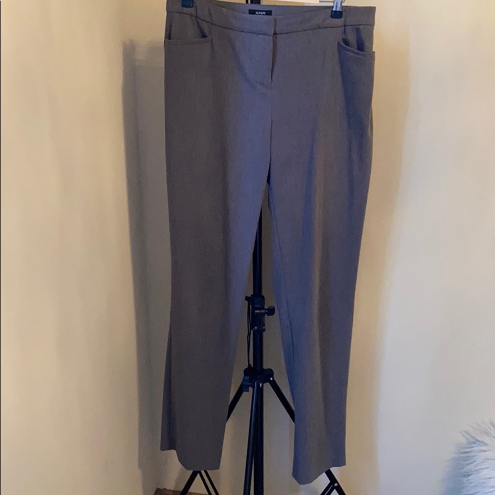 Gray office pants
